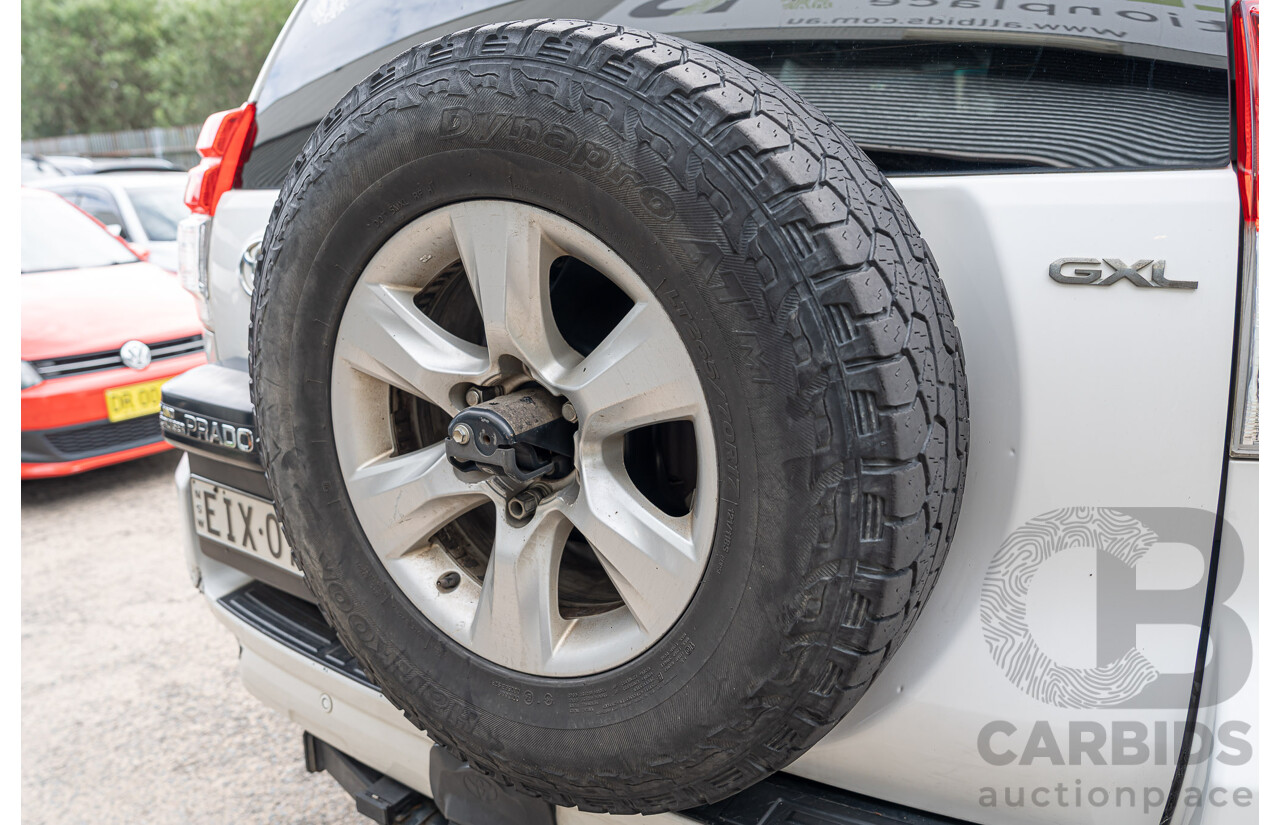 07/2012 Toyota Landcruiser Prado GX (4x4) KDJ150R 11 Upgrade 4d Wagon white 3.0L