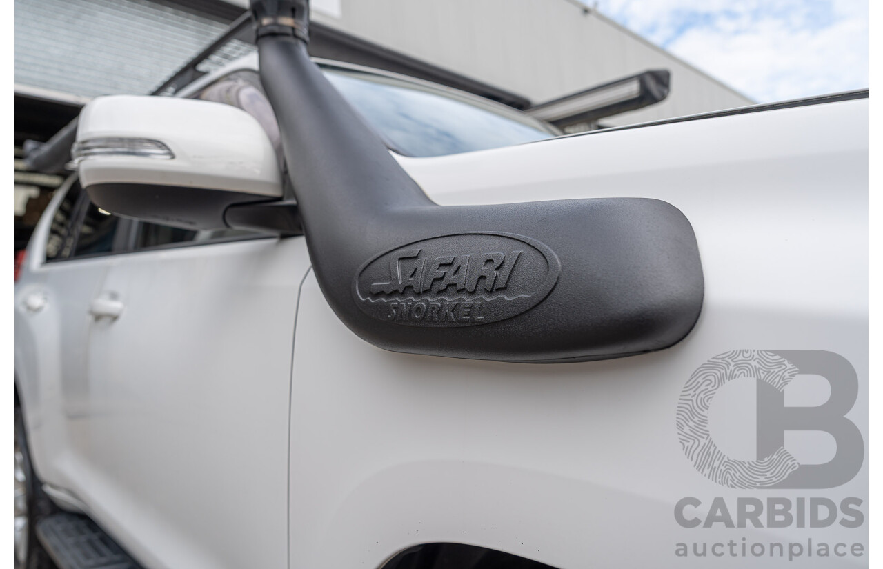 07/2012 Toyota Landcruiser Prado GX (4x4) KDJ150R 11 Upgrade 4d Wagon white 3.0L