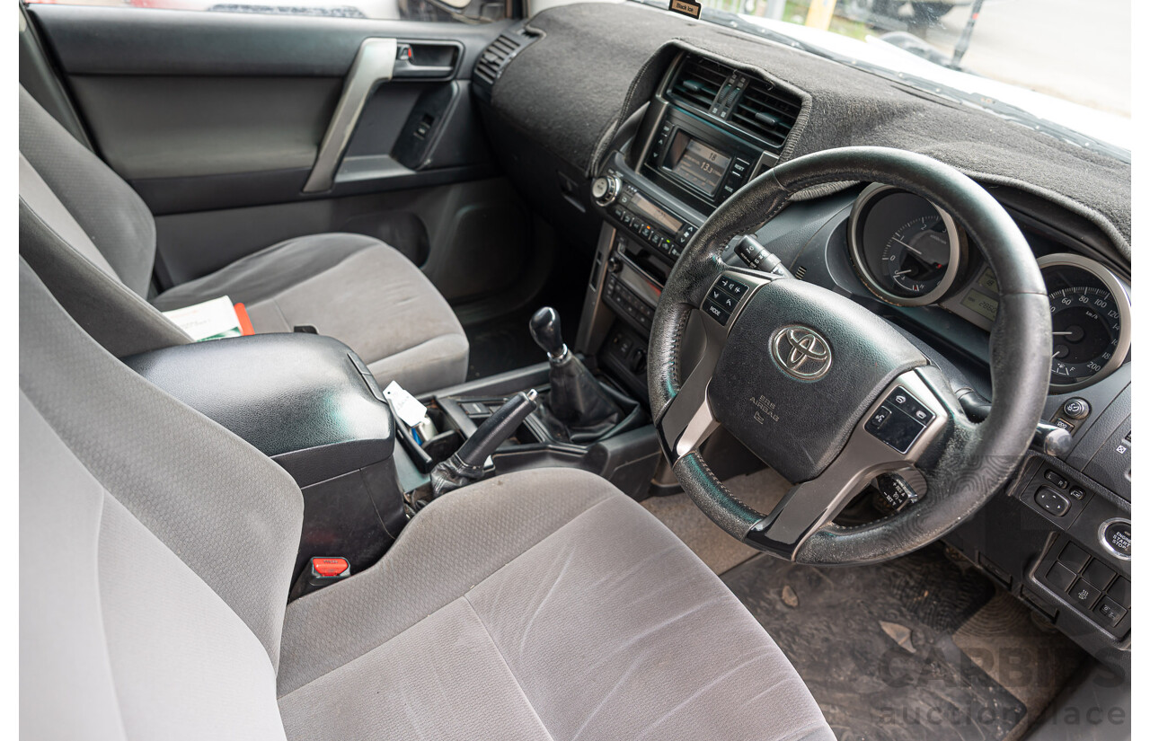 07/2012 Toyota Landcruiser Prado GX (4x4) KDJ150R 11 Upgrade 4d Wagon white 3.0L