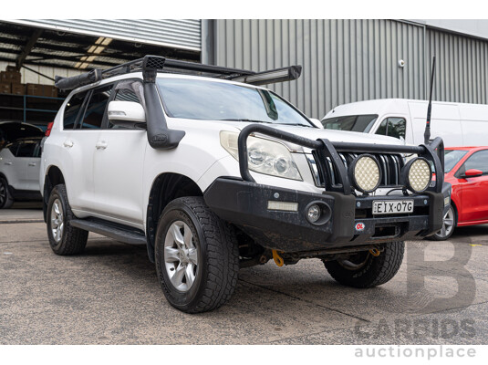 07/2012 Toyota Landcruiser Prado GX (4x4) KDJ150R 11 Upgrade 4d Wagon white 3.0L
