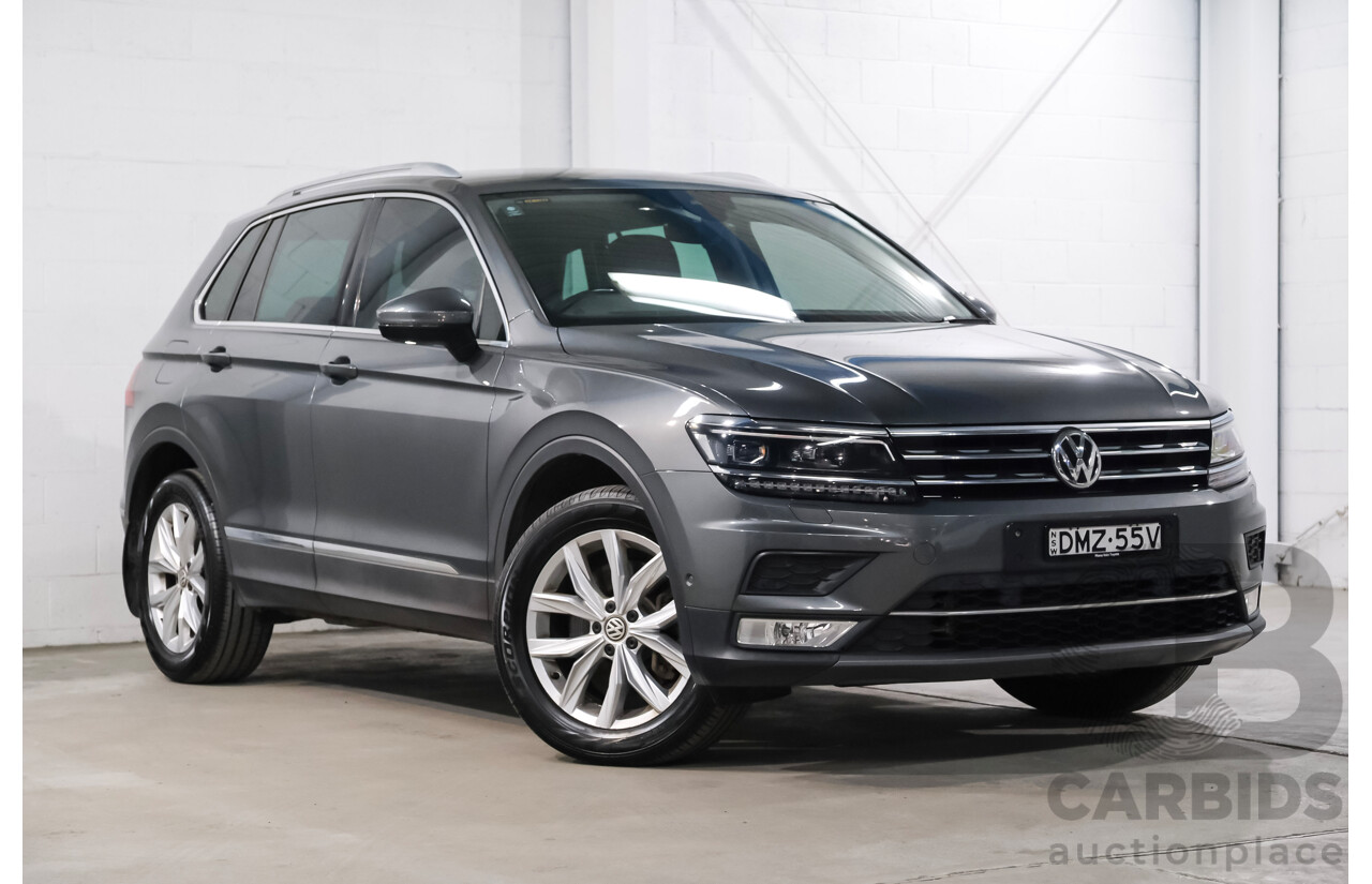 02/2017 Volkswagen Tiguan 140 TDI Highline (AWD) 5NA 4d Wagon Grey Turbo Diesel 2.0L