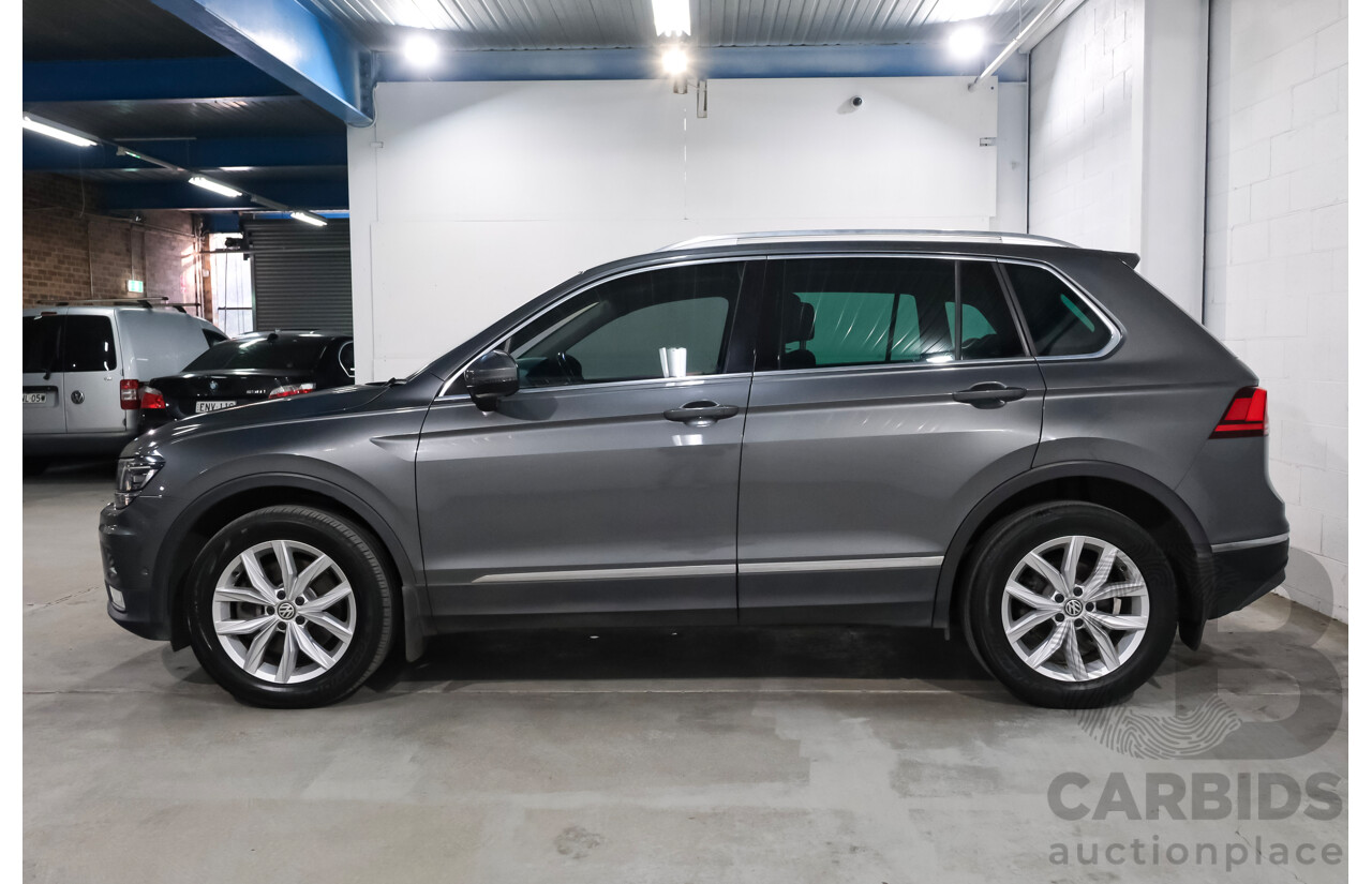 02/2017 Volkswagen Tiguan 140 TDI Highline (AWD) 5NA 4d Wagon Grey Turbo Diesel 2.0L