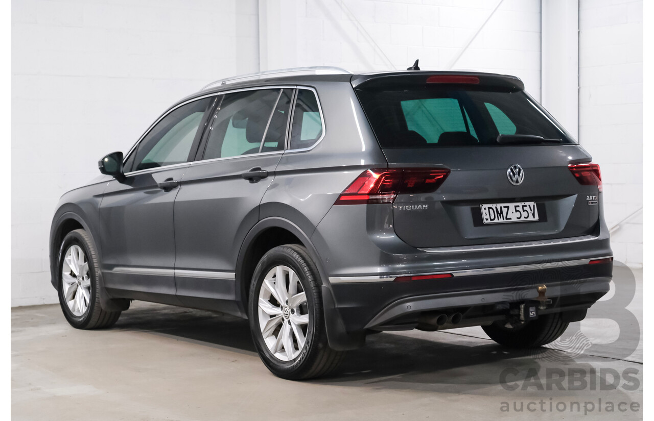 02/2017 Volkswagen Tiguan 140 TDI Highline (AWD) 5NA 4d Wagon Grey Turbo Diesel 2.0L