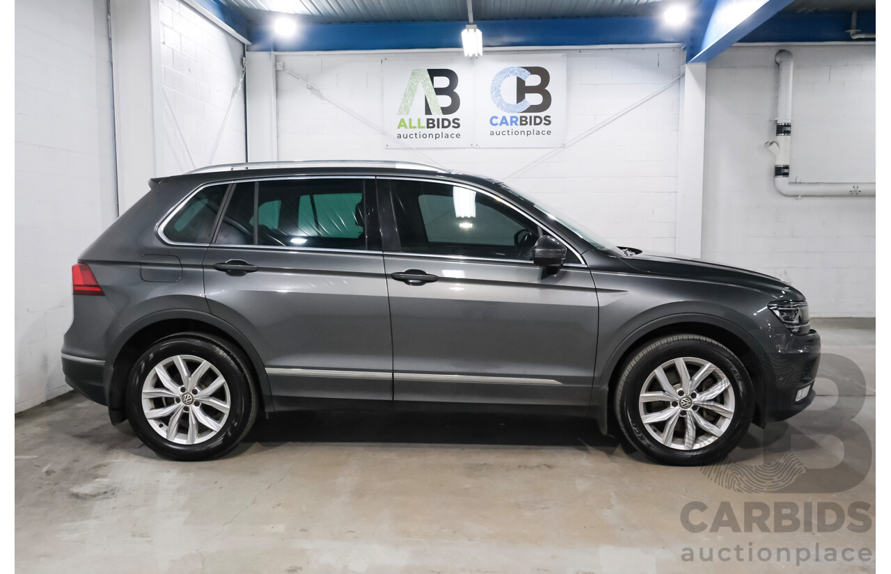 02/2017 Volkswagen Tiguan 140 TDI Highline (AWD) 5NA 4d Wagon Grey Turbo Diesel 2.0L