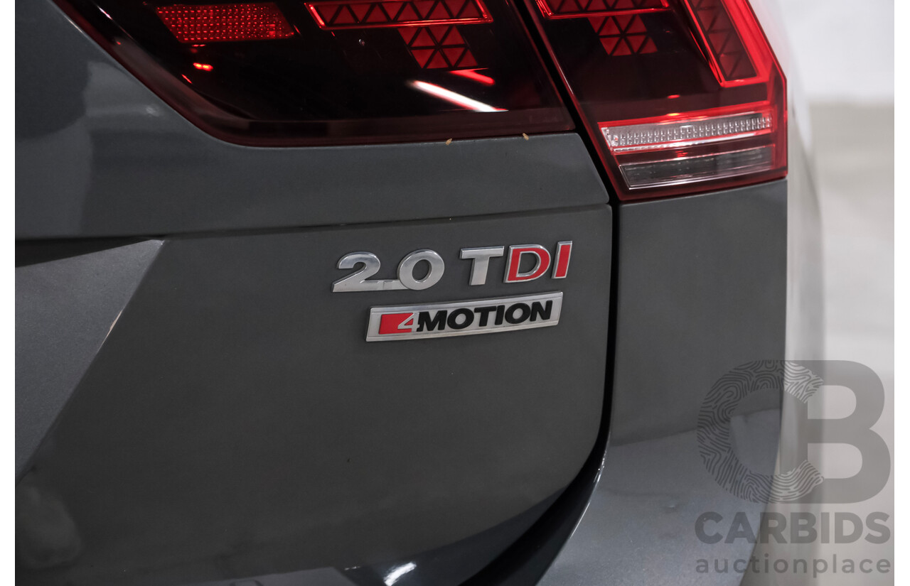 02/2017 Volkswagen Tiguan 140 TDI Highline (AWD) 5NA 4d Wagon Grey Turbo Diesel 2.0L