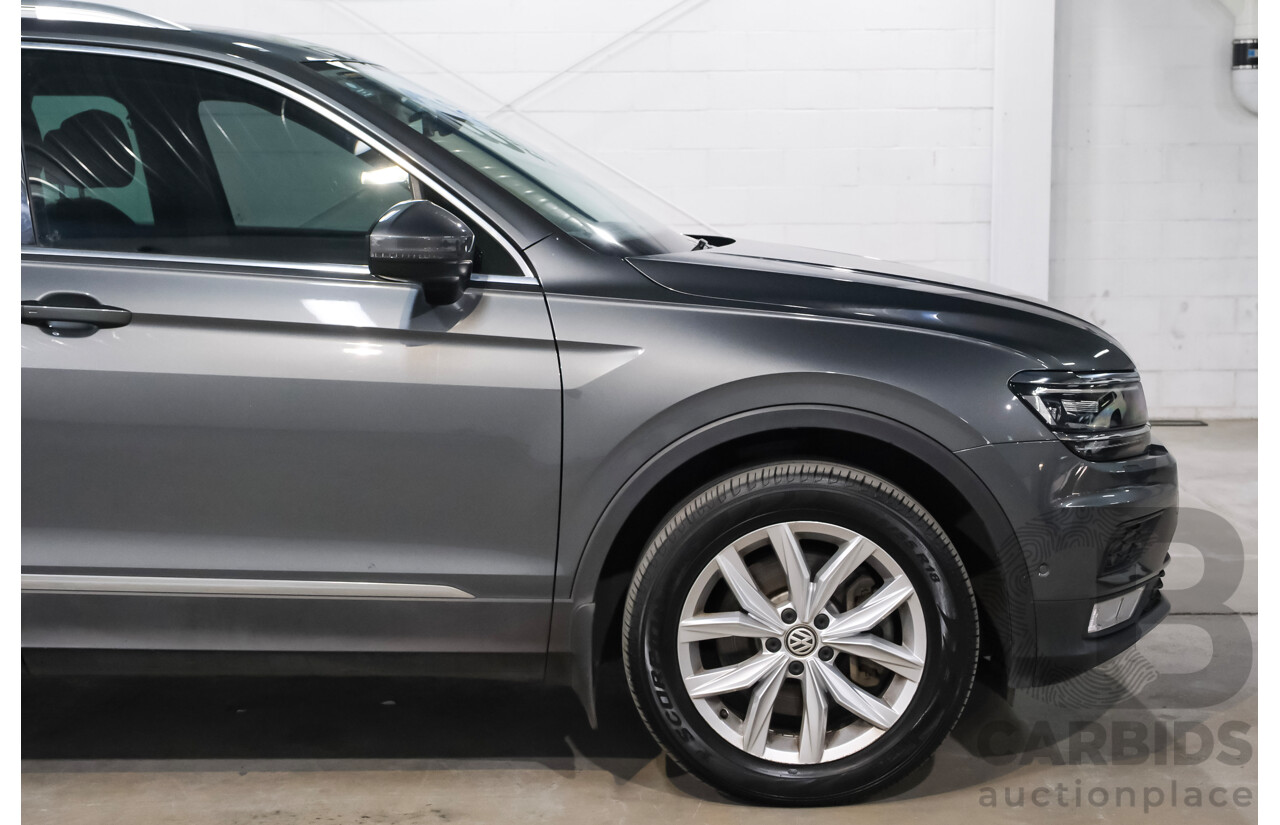 02/2017 Volkswagen Tiguan 140 TDI Highline (AWD) 5NA 4d Wagon Grey Turbo Diesel 2.0L