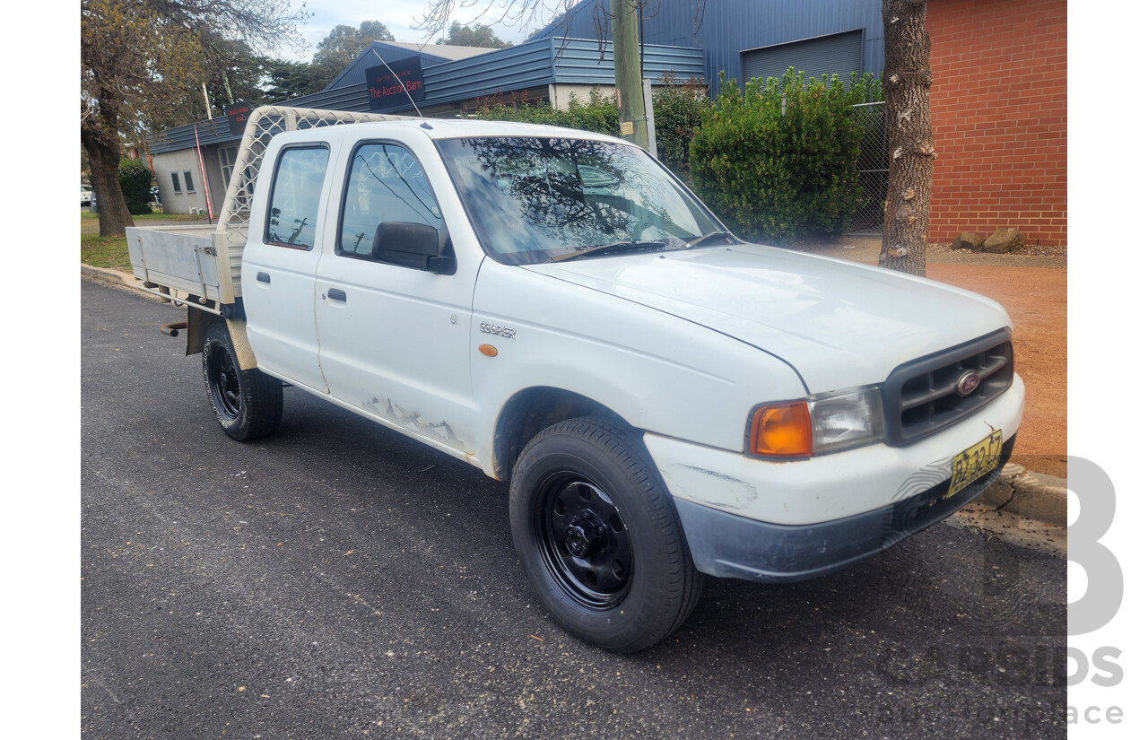 12/2001 Ford Courier GL (4x4) PE Crew Cab P/Up White 2.5L