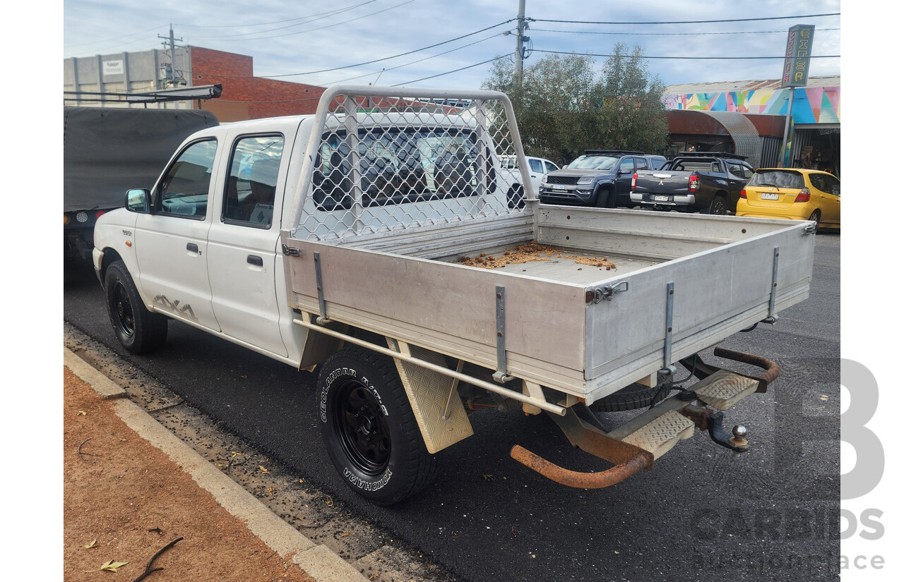12/2001 Ford Courier GL (4x4) PE Crew Cab P/Up White 2.5L