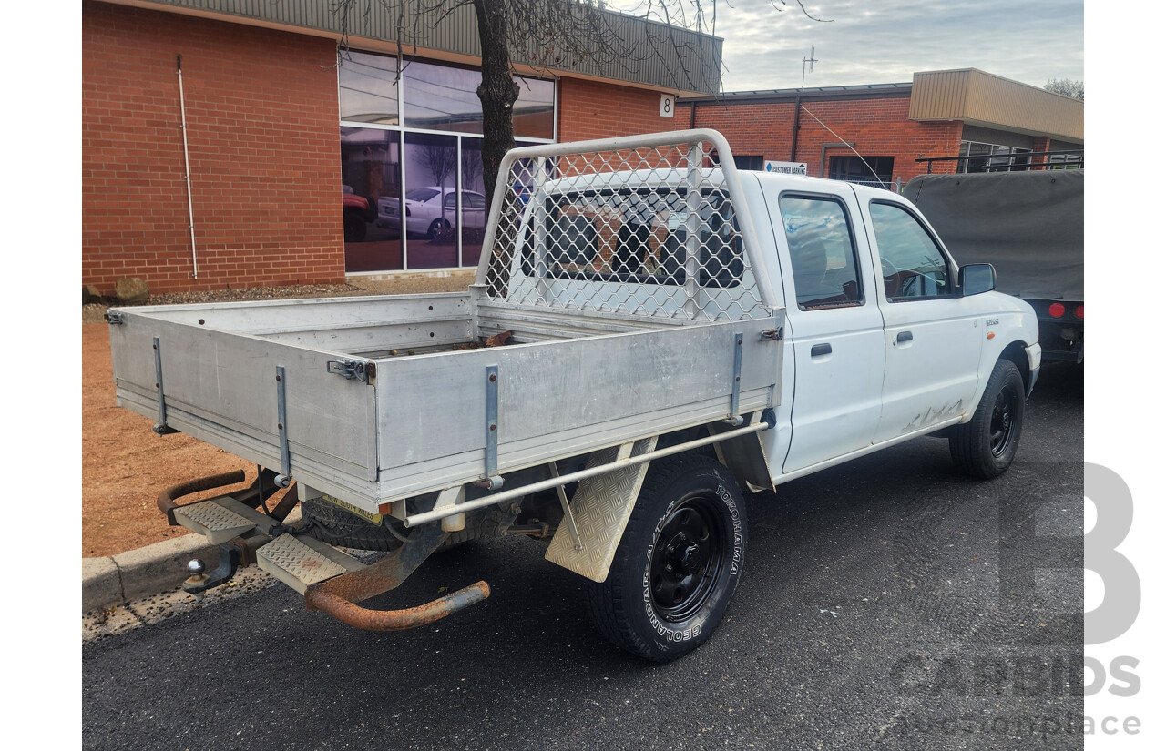 12/2001 Ford Courier GL (4x4) PE Crew Cab P/Up White 2.5L