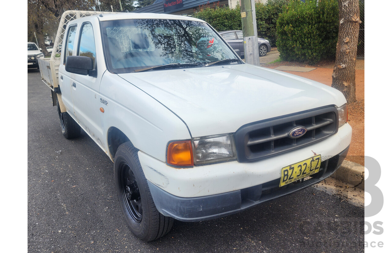 12/2001 Ford Courier GL (4x4) PE Crew Cab P/Up White 2.5L