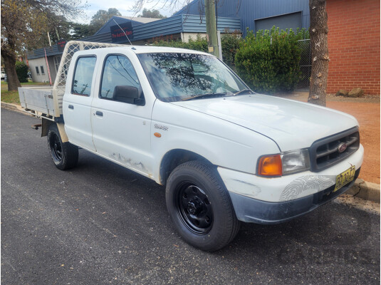 12/2001 Ford Courier GL (4x4) PE Crew Cab P/Up White 2.5L