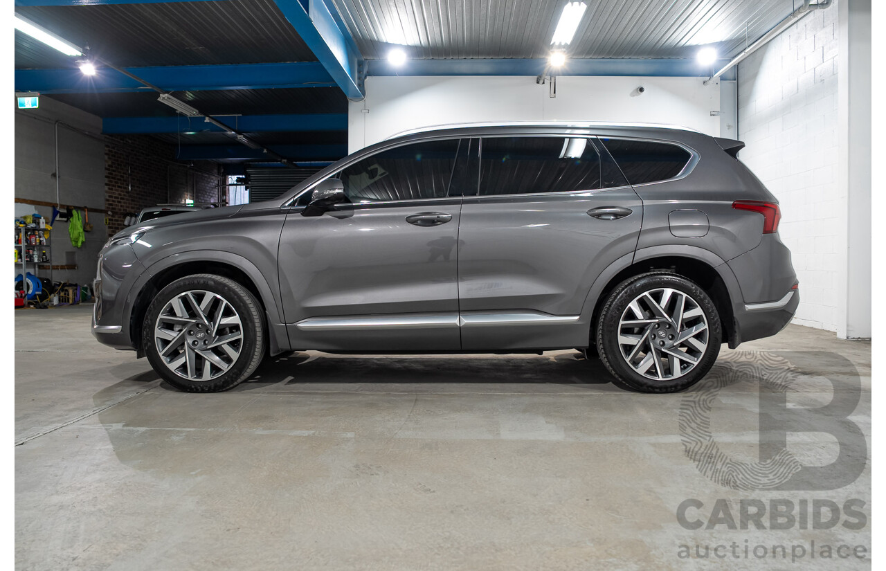 05/2023 Hyundai Santa Fe Highlander CRDi (AWD) TM.V4 MY23 4d Wagon Grey Turbo Diesel 2.2L