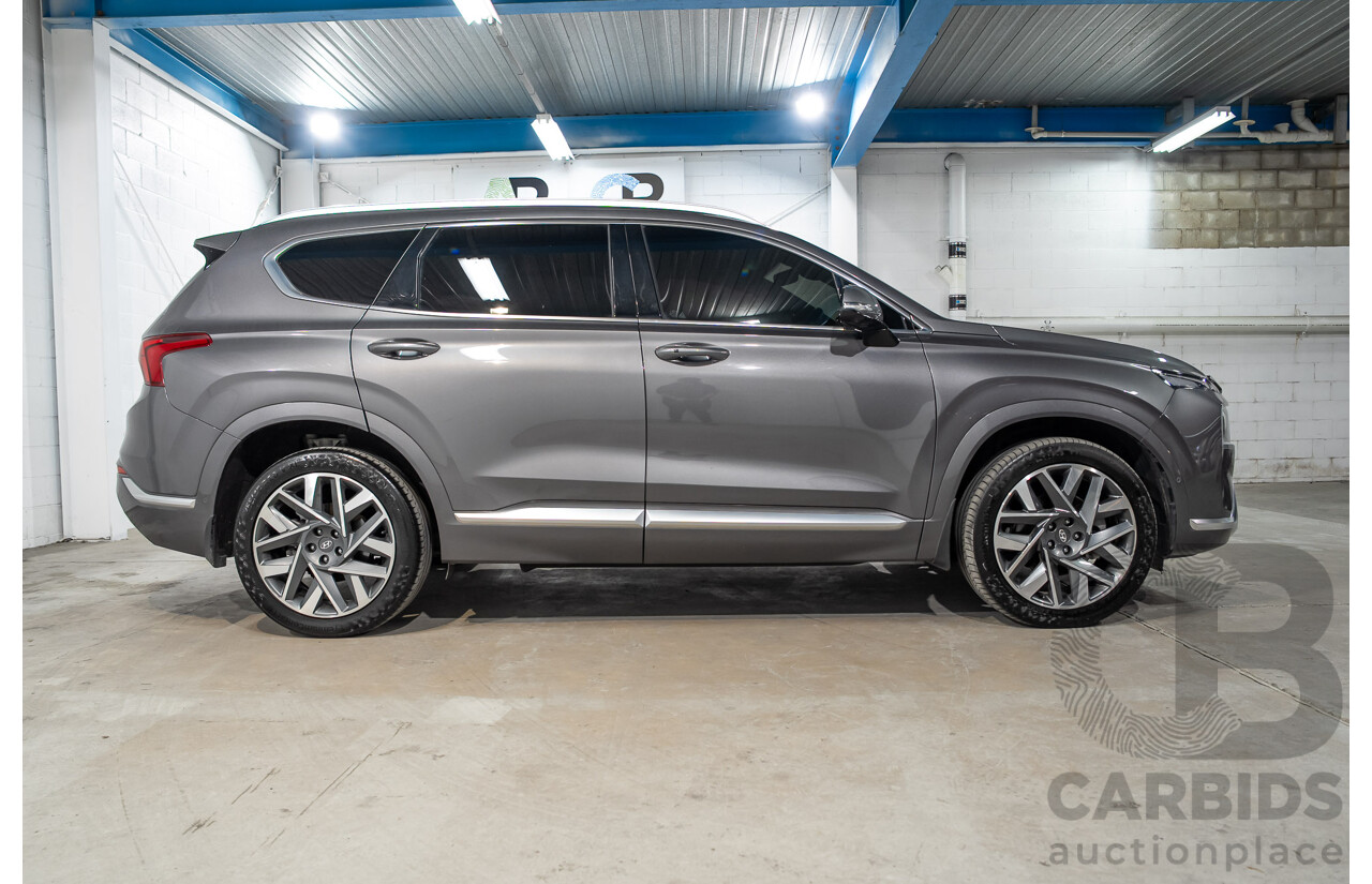 05/2023 Hyundai Santa Fe Highlander CRDi (AWD) TM.V4 MY23 4d Wagon Grey Turbo Diesel 2.2L