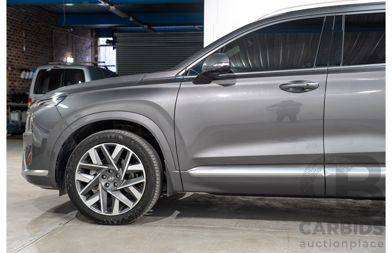 05/2023 Hyundai Santa Fe Highlander CRDi (AWD) TM.V4 MY23 4d Wagon Grey Turbo Diesel 2.2L