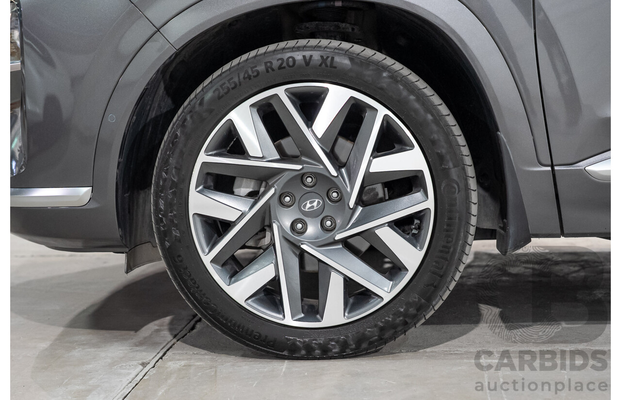 05/2023 Hyundai Santa Fe Highlander CRDi (AWD) TM.V4 MY23 4d Wagon Grey Turbo Diesel 2.2L