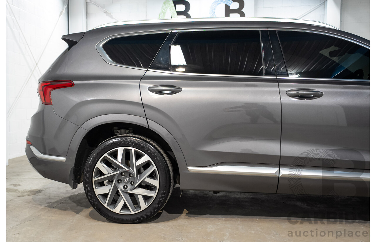 05/2023 Hyundai Santa Fe Highlander CRDi (AWD) TM.V4 MY23 4d Wagon Grey Turbo Diesel 2.2L