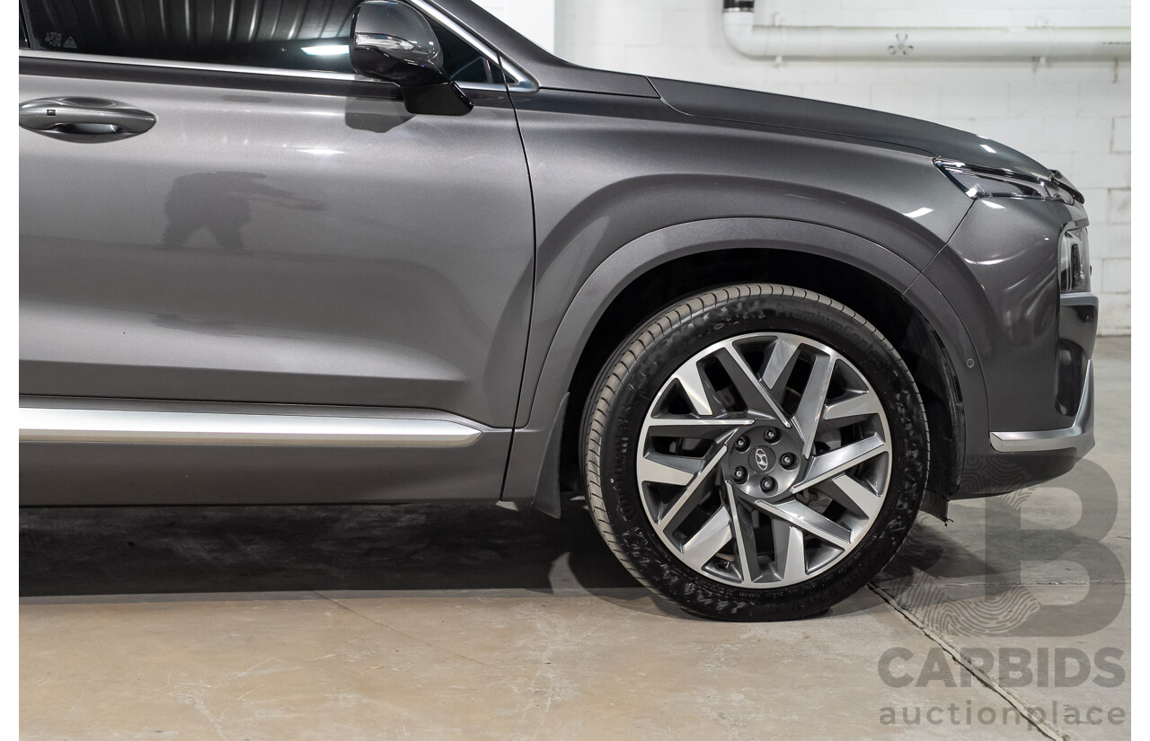 05/2023 Hyundai Santa Fe Highlander CRDi (AWD) TM.V4 MY23 4d Wagon Grey Turbo Diesel 2.2L