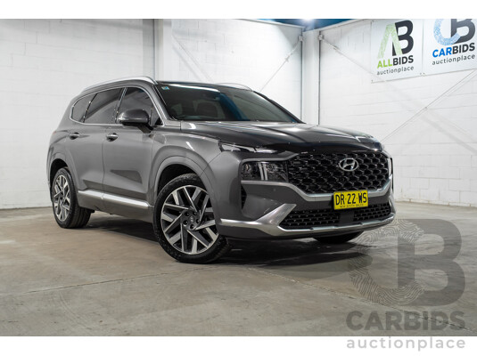 05/2023 Hyundai Santa Fe Highlander CRDi (AWD) TM.V4 MY23 4d Wagon Grey Turbo Diesel 2.2L