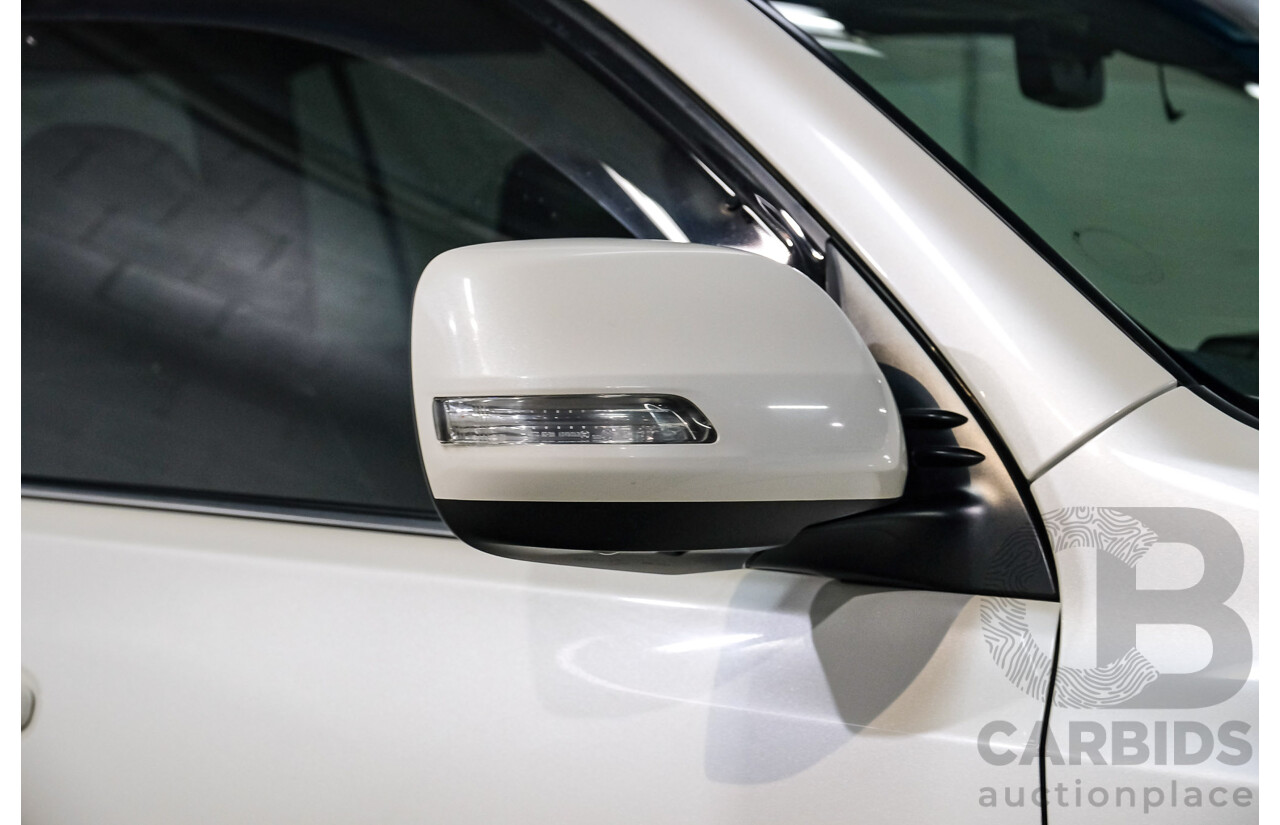 04/2019 Toyota Landcruiser Prado Kakadu (4x4) GDJ150R 4d Wagon Blizzard White Turbo Diesel 2.8L