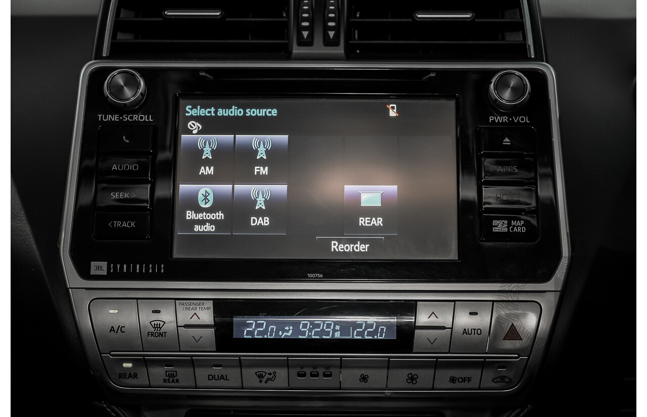 04/2019 Toyota Landcruiser Prado Kakadu (4x4) GDJ150R 4d Wagon Blizzard White Turbo Diesel 2.8L