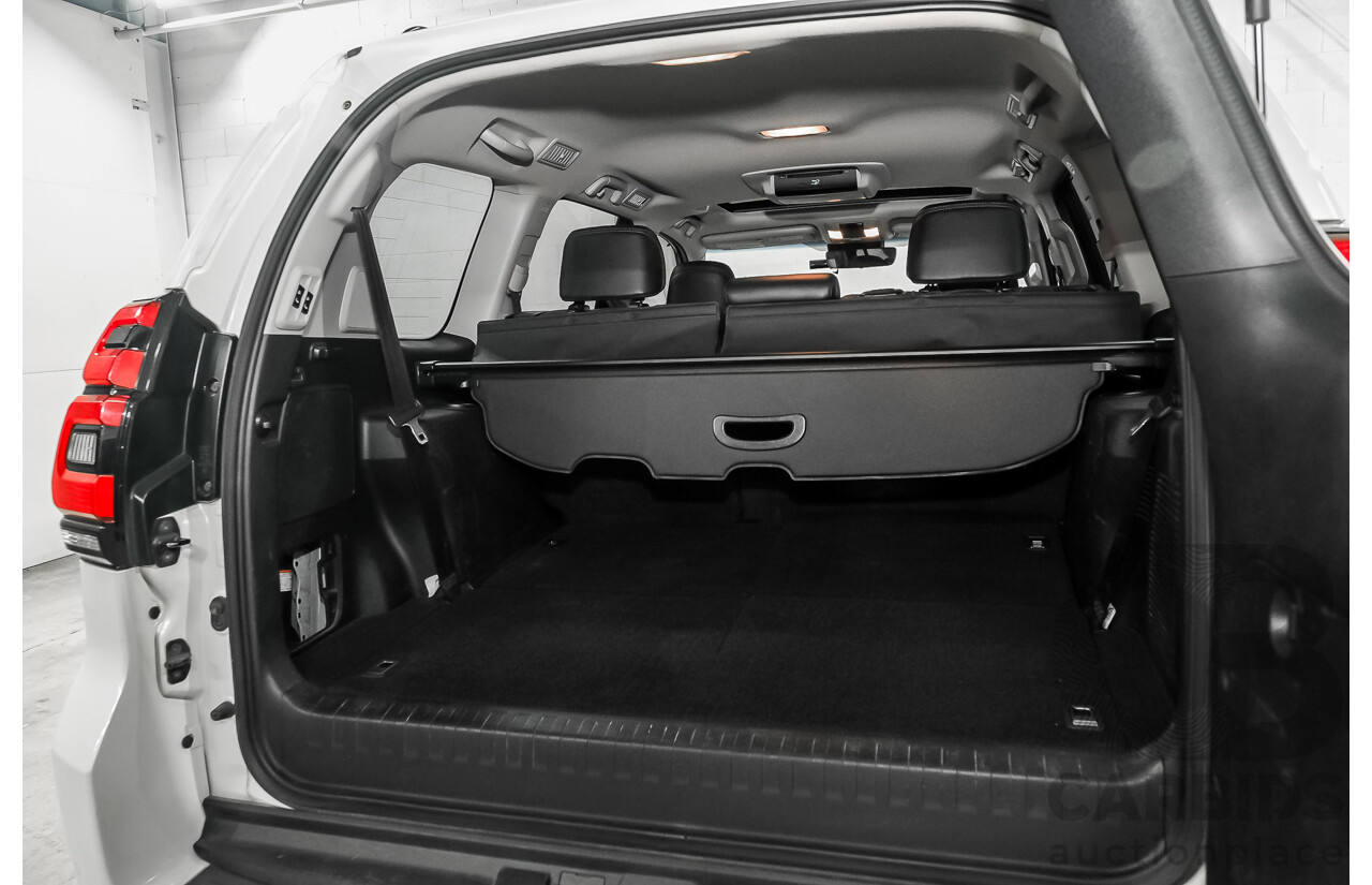 04/2019 Toyota Landcruiser Prado Kakadu (4x4) GDJ150R 4d Wagon Blizzard White Turbo Diesel 2.8L