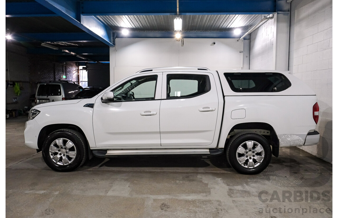 08/2019 Ldv T60 Pro (4x4) SK8C Double Cab Utility White 2.8L