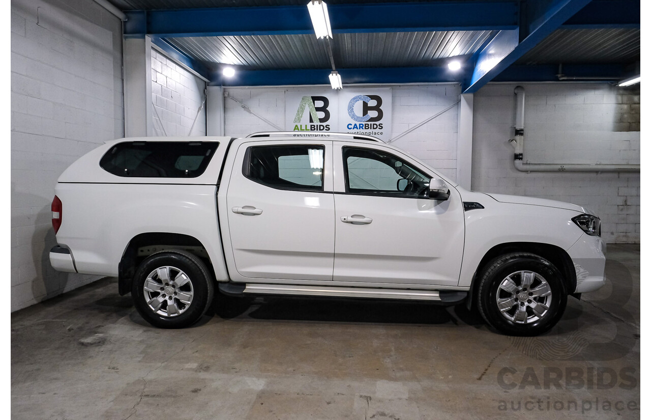 08/2019 Ldv T60 Pro (4x4) SK8C Double Cab Utility White 2.8L