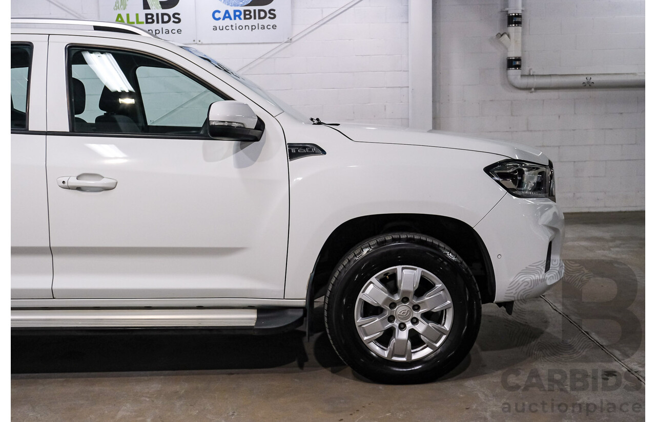 08/2019 Ldv T60 Pro (4x4) SK8C Double Cab Utility White 2.8L