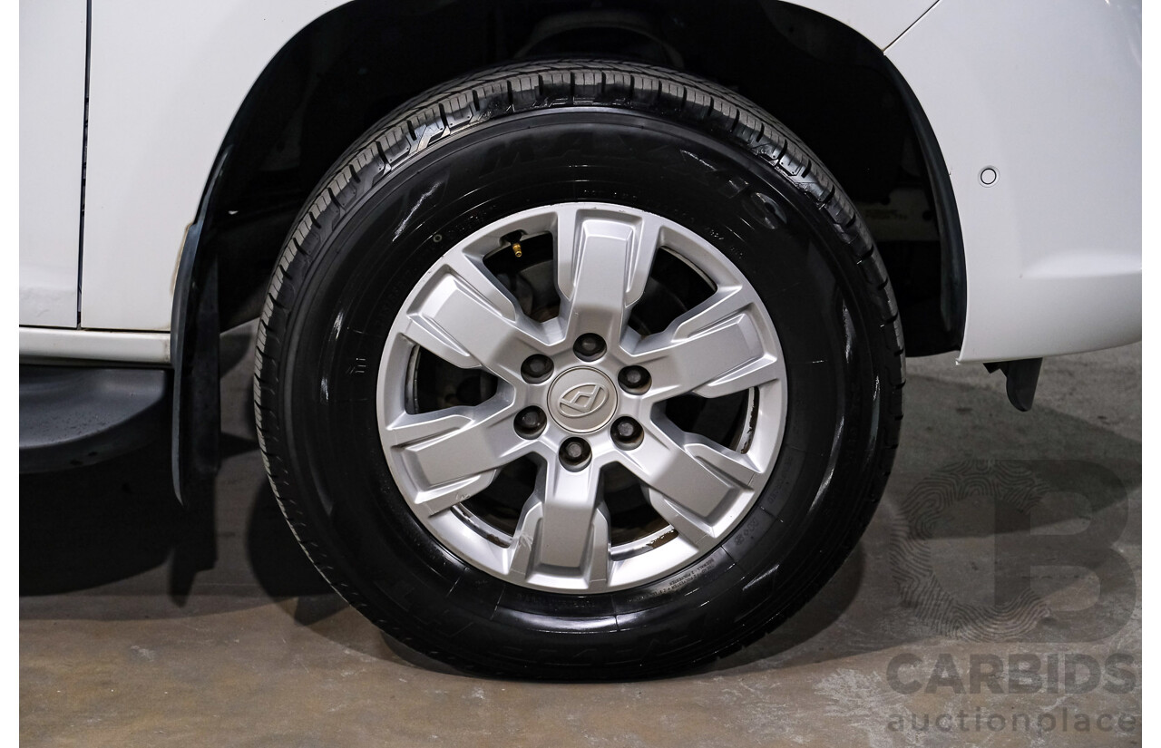 08/2019 Ldv T60 Pro (4x4) SK8C Double Cab Utility White 2.8L