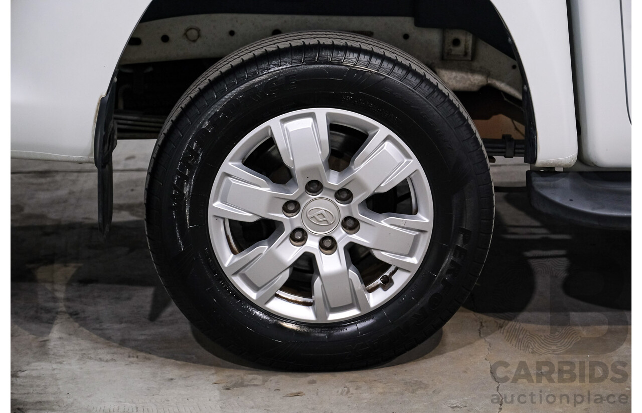 08/2019 Ldv T60 Pro (4x4) SK8C Double Cab Utility White 2.8L