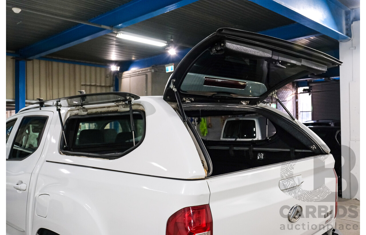 08/2019 Ldv T60 Pro (4x4) SK8C Double Cab Utility White 2.8L