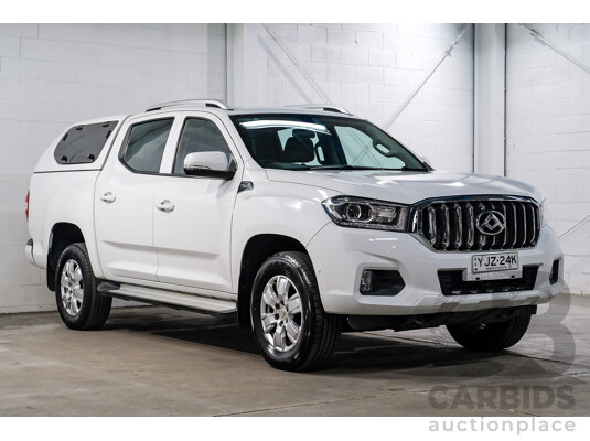 08/2019 Ldv T60 Pro (4x4) SK8C Double Cab Utility White 2.8L