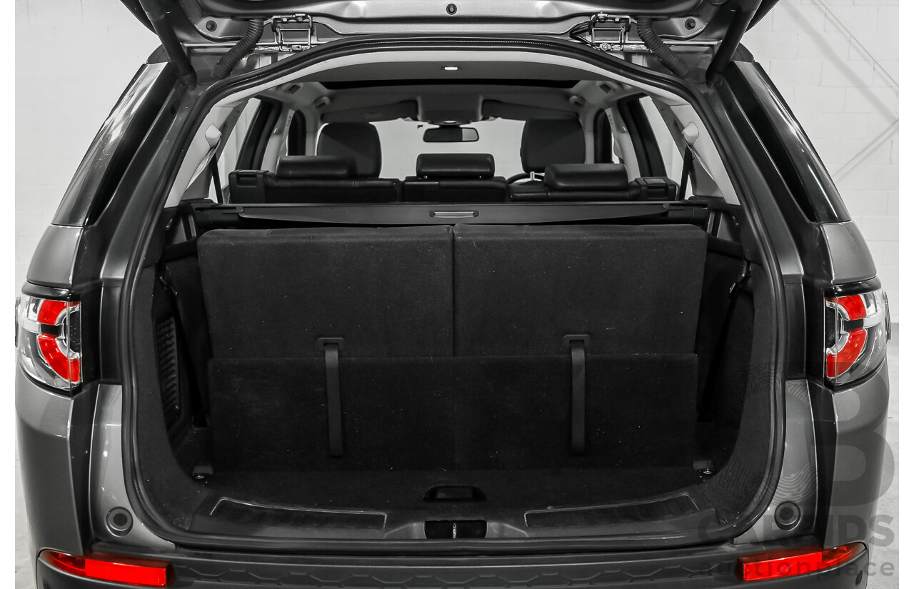 4/2018 Land Rover Discovery Sport TD4 (110kW) SE (AWD) L550 MY18 Corris Grey Metallic Turbo Diesel 2.0L - 7 Seater
