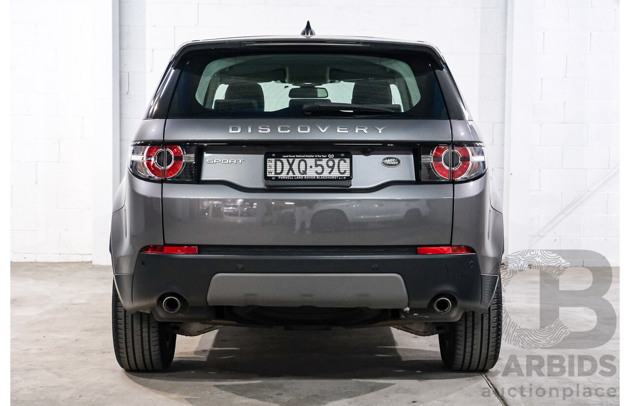 4/2018 Land Rover Discovery Sport TD4 (110kW) SE (AWD) L550 MY18 Corris Grey Metallic Turbo Diesel 2.0L - 7 Seater