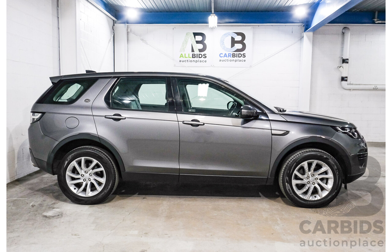 4/2018 Land Rover Discovery Sport TD4 (110kW) SE (AWD) L550 MY18 Corris Grey Metallic Turbo Diesel 2.0L - 7 Seater