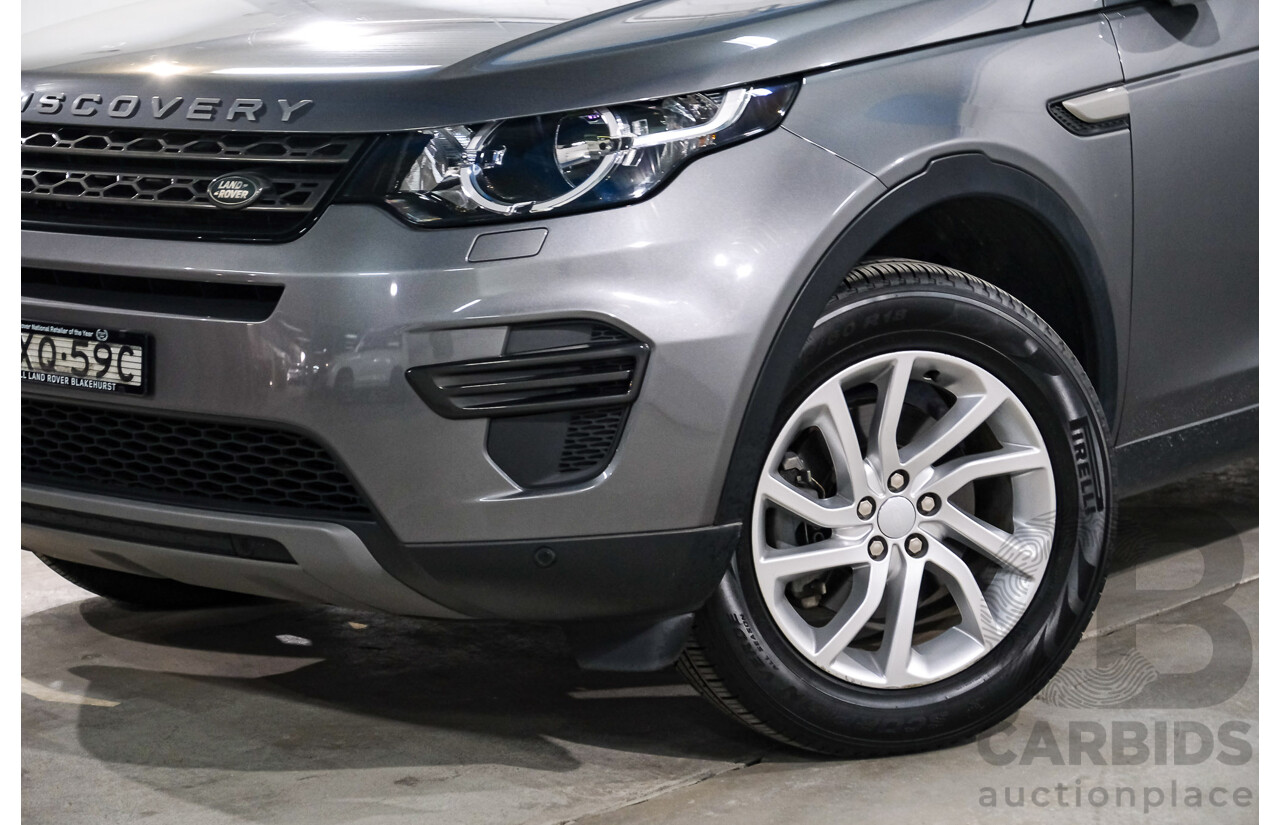 4/2018 Land Rover Discovery Sport TD4 (110kW) SE (AWD) L550 MY18 Corris Grey Metallic Turbo Diesel 2.0L - 7 Seater