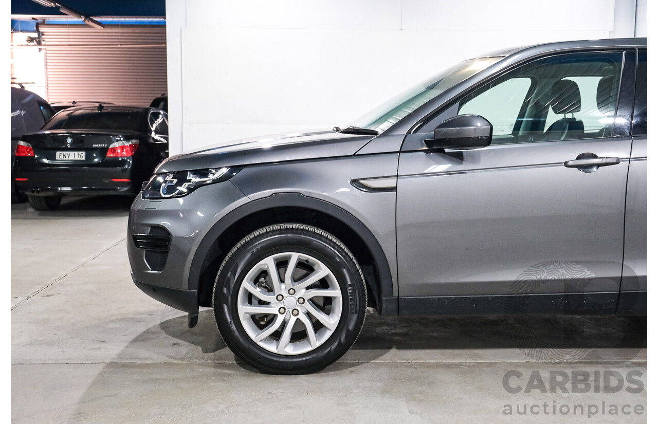 4/2018 Land Rover Discovery Sport TD4 (110kW) SE (AWD) L550 MY18 Corris Grey Metallic Turbo Diesel 2.0L - 7 Seater