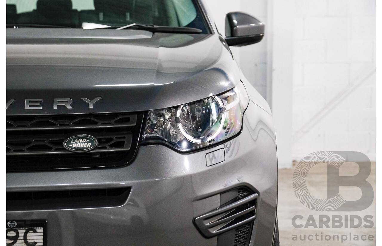 4/2018 Land Rover Discovery Sport TD4 (110kW) SE (AWD) L550 MY18 Corris Grey Metallic Turbo Diesel 2.0L - 7 Seater