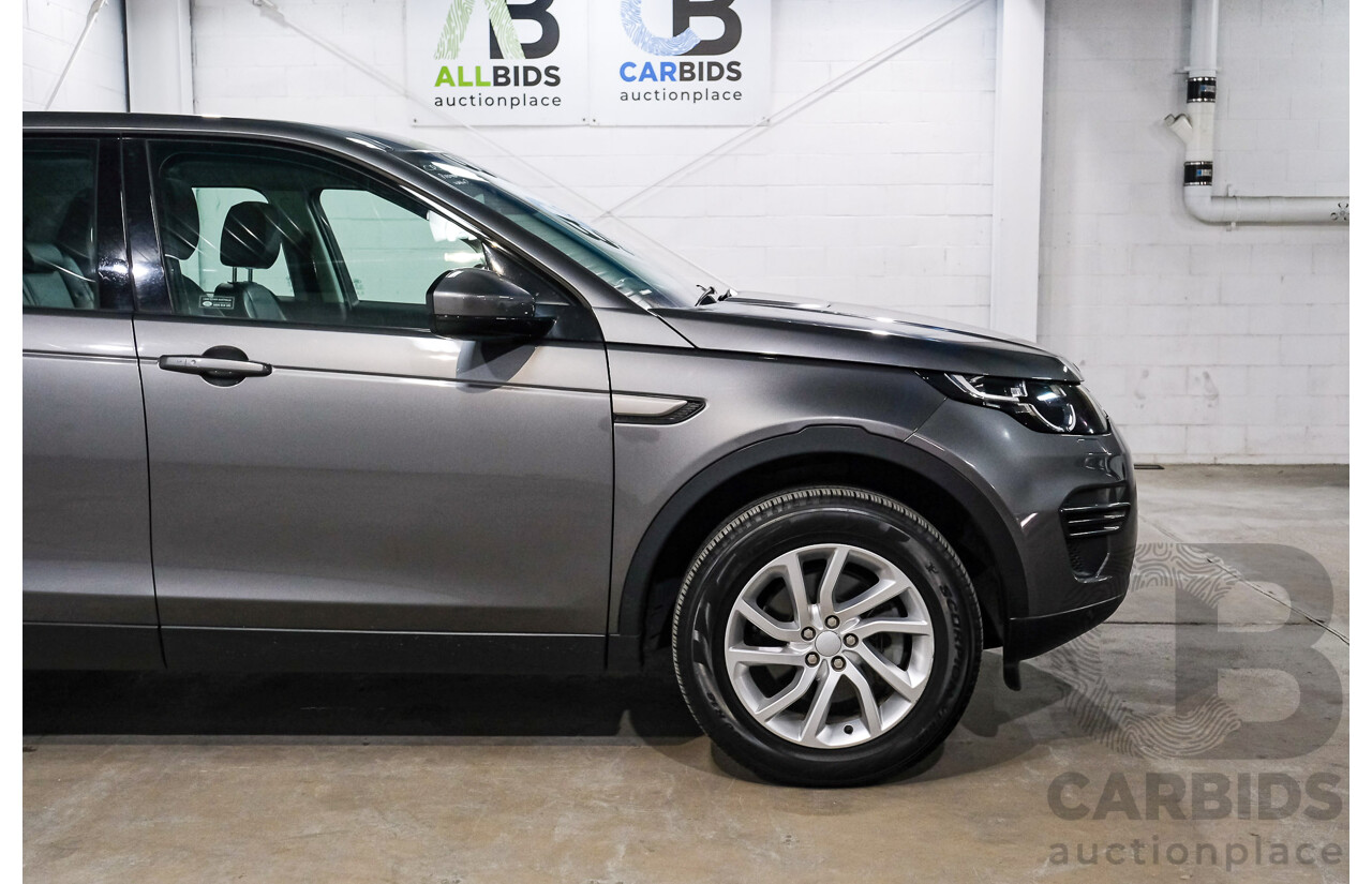 4/2018 Land Rover Discovery Sport TD4 (110kW) SE (AWD) L550 MY18 Corris Grey Metallic Turbo Diesel 2.0L - 7 Seater