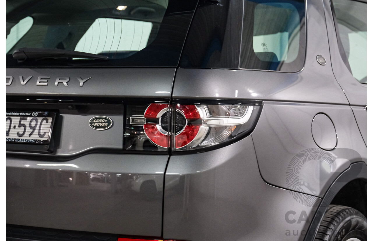 4/2018 Land Rover Discovery Sport TD4 (110kW) SE (AWD) L550 MY18 Corris Grey Metallic Turbo Diesel 2.0L - 7 Seater
