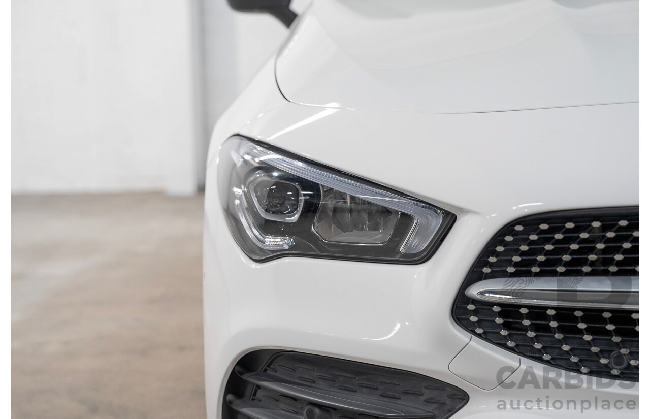 01/2022 Mercedes-Benz CLA 200 C118 MY22 4d Coupe White 1.3L