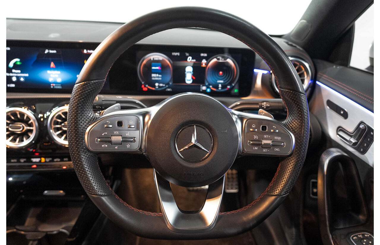 01/2022 Mercedes-Benz CLA 200 C118 MY22 4d Coupe White 1.3L