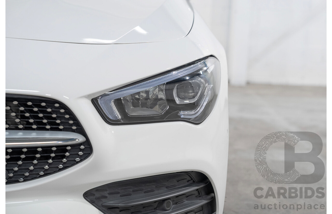01/2022 Mercedes-Benz CLA 200 C118 MY22 4d Coupe White 1.3L