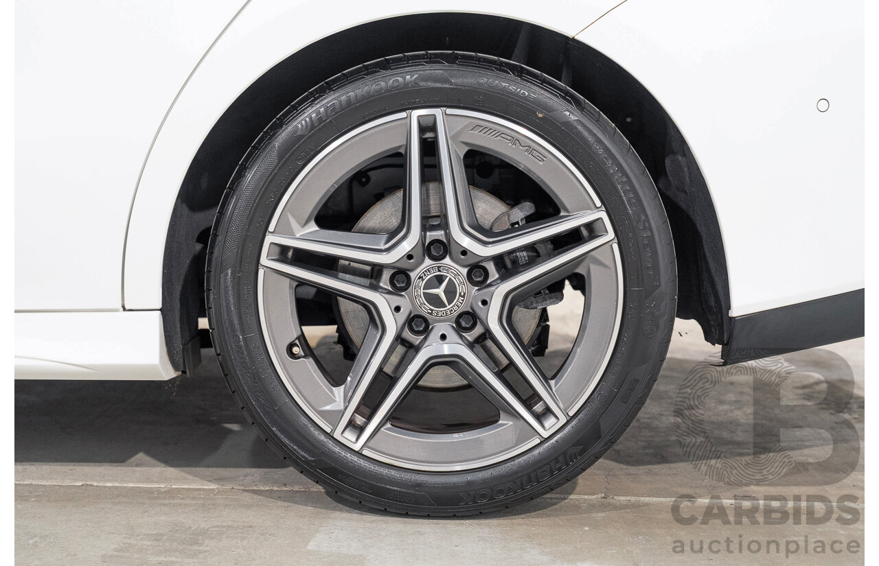 01/2022 Mercedes-Benz CLA 200 C118 MY22 4d Coupe White 1.3L