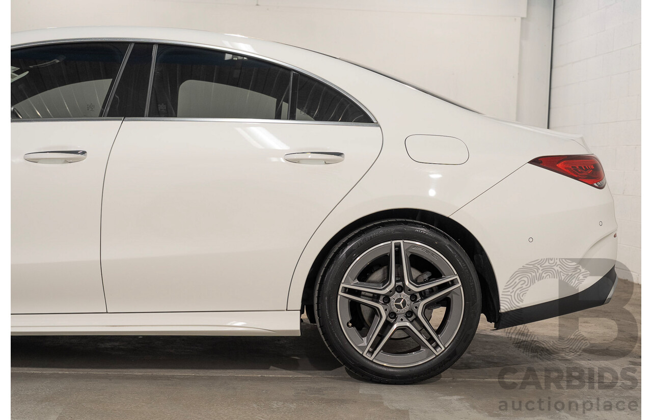 01/2022 Mercedes-Benz CLA 200 C118 MY22 4d Coupe White 1.3L