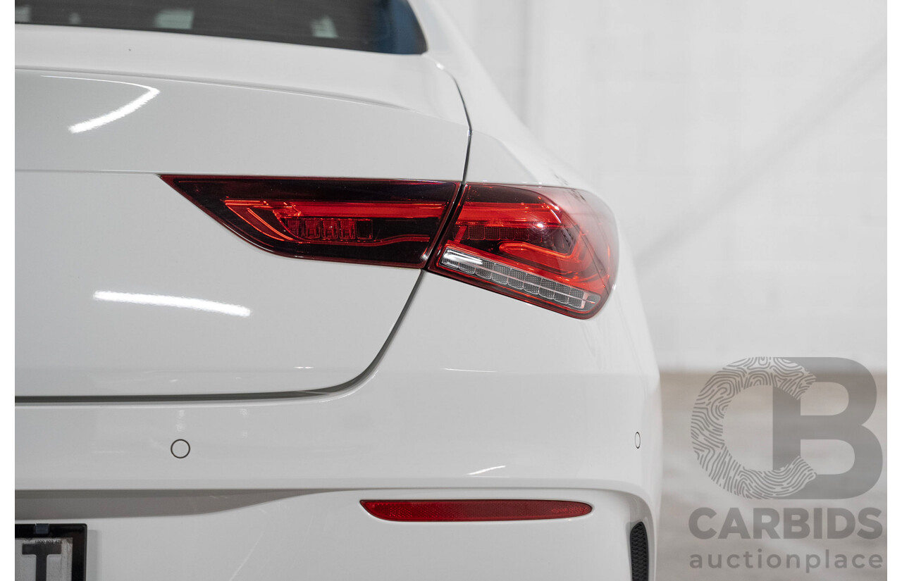 01/2022 Mercedes-Benz CLA 200 C118 MY22 4d Coupe White 1.3L