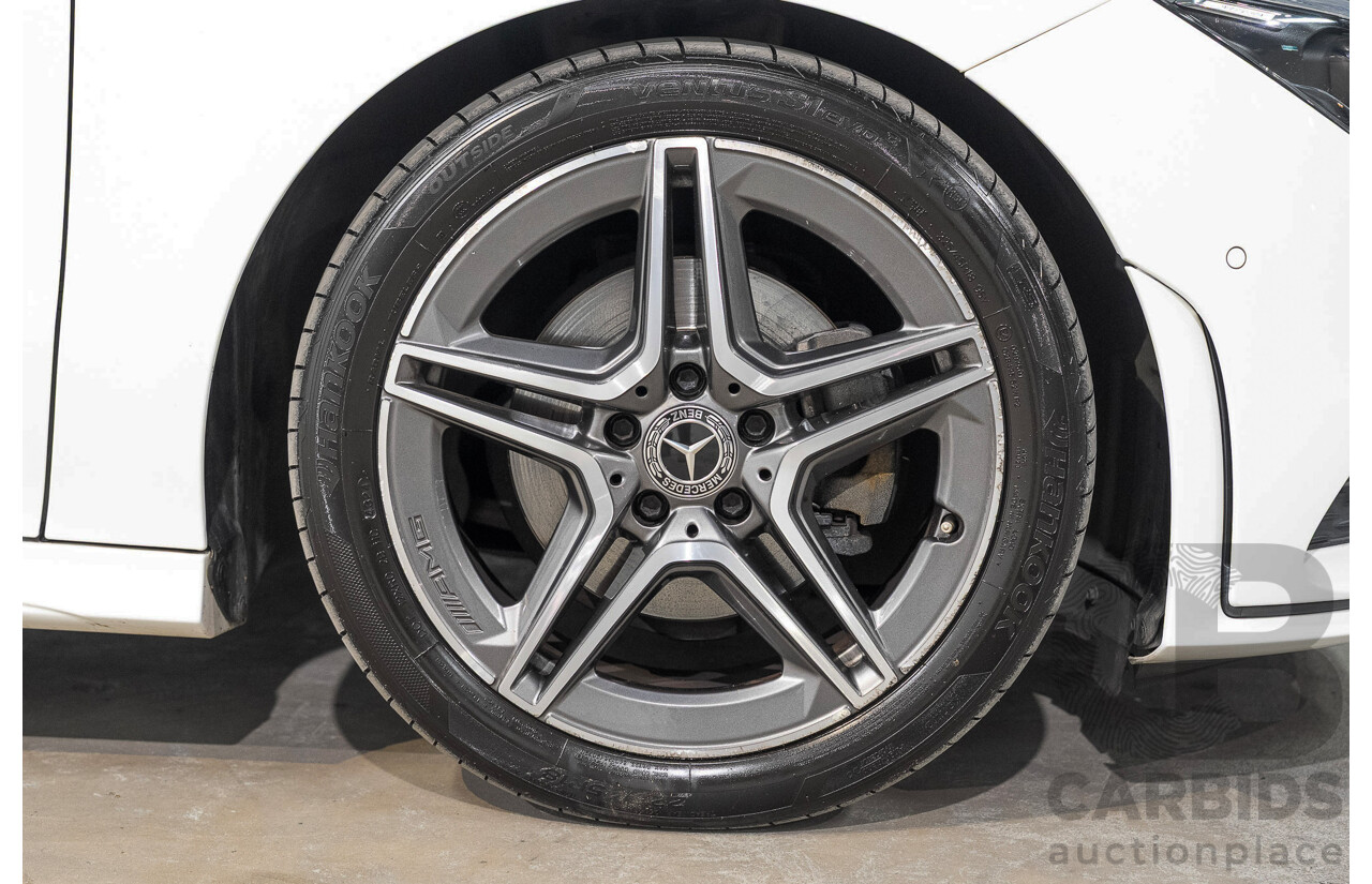 01/2022 Mercedes-Benz CLA 200 C118 MY22 4d Coupe White 1.3L