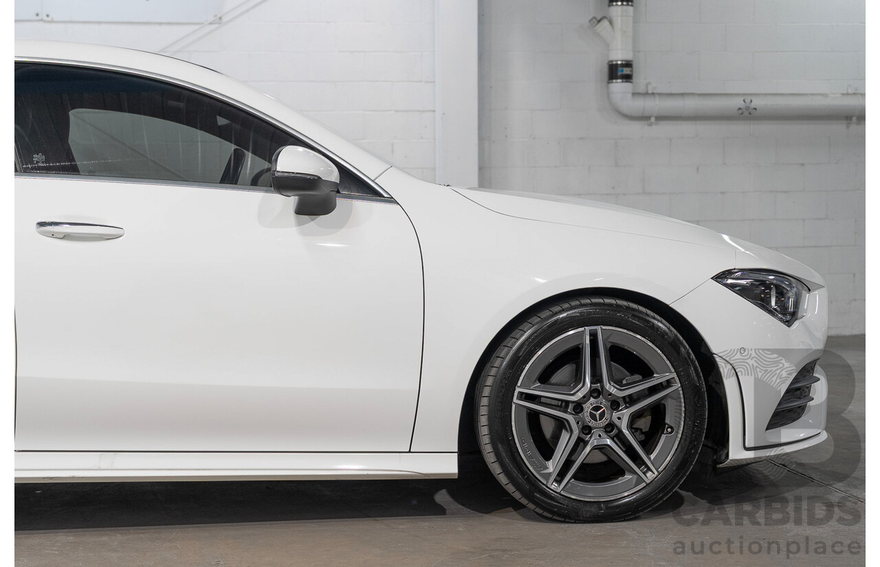 01/2022 Mercedes-Benz CLA 200 C118 MY22 4d Coupe White 1.3L
