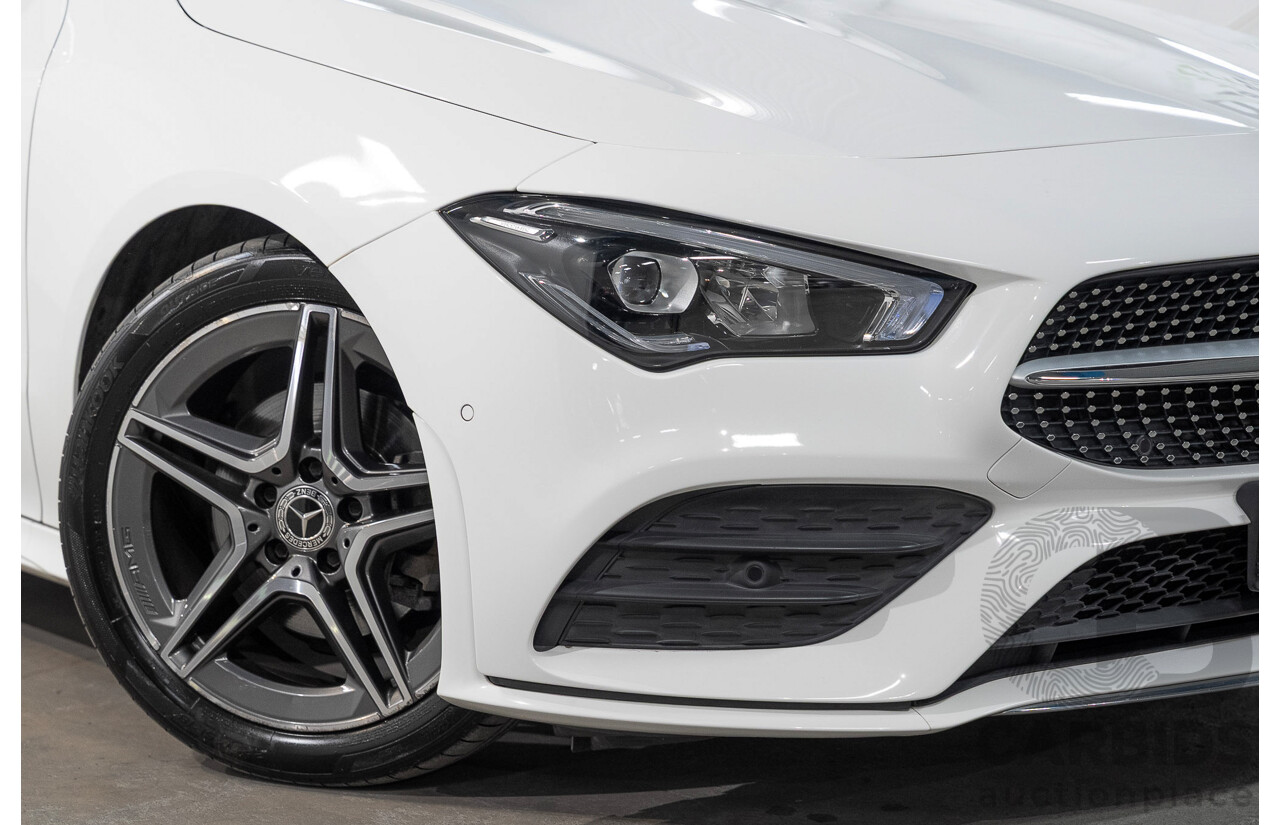 01/2022 Mercedes-Benz CLA 200 C118 MY22 4d Coupe White 1.3L