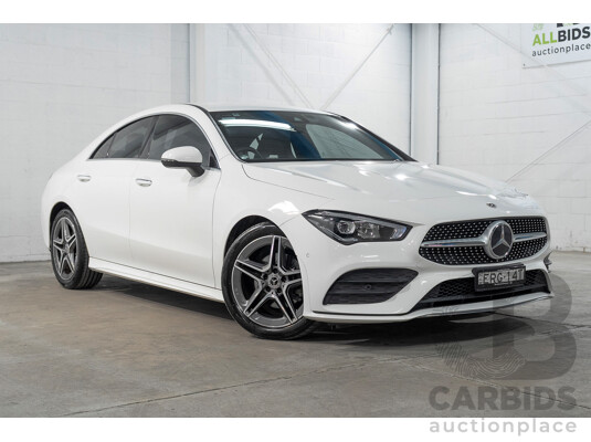 01/2022 Mercedes-Benz CLA 200 C118 MY22 4d Coupe White 1.3L